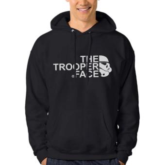 Clothing Online Hoodie The Trooper Face - Hitam  