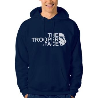 Clothing Online Hoodie The Trooper Face - Navy  