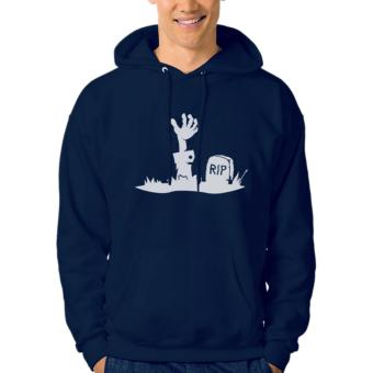 Clothing Online Hoodie Zombie Rip - Navy  