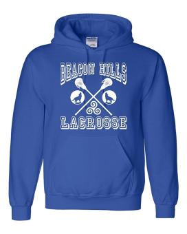 CONLEGO Adult Beacon Hills Lacrosse Sweatshirt Hoodie Blue - intl  