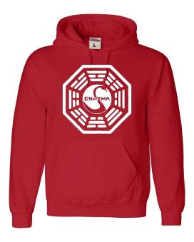 CONLEGO Adult Dharma Swan Sweatshirt Hoodie Red - intl  