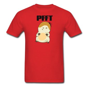 CONLEGO Cotton Men's Anime Fart T-Shirts Red  