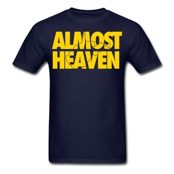 CONLEGO Customize Men's Almost Heaven T-Shirts Navy  