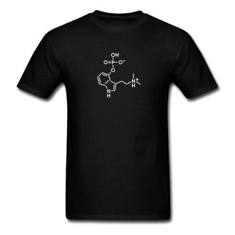 CONLEGO Customize Men's Psilocybin Chemistry T-Shirts Black  