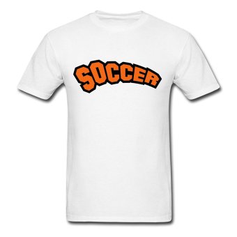 CONLEGO Customize Men's Soccer Design T-Shirts White - intl  