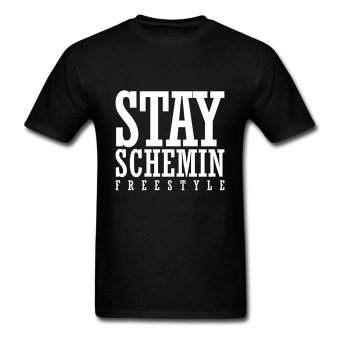 CONLEGO Customize Men's Stay Schemin Freestyle T-Shirts Black  