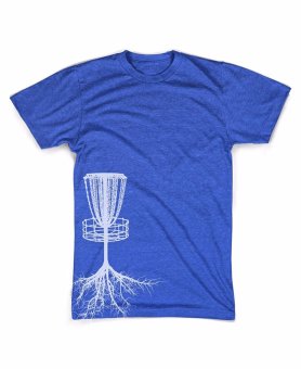 CONLEGO Disc Golf Tree Roots Shirts Apparel Funny Sports T-shirts Blue - intl  