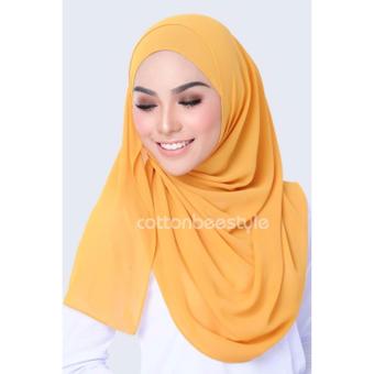 Cotton Bee Pashmina Regular Basic - Mustard  