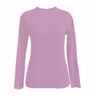 Cotton Heaven Manset Kaos Tangan Panjang Ada All Size & Big Size - Dusty Pink  