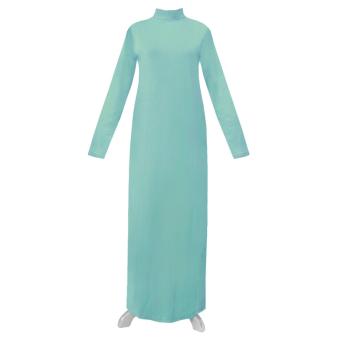 CottonHeaven Manset Dress Gamis 28 Warna All Size & Big Size - Hijau Telur Asin  