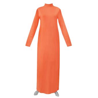 CottonHeaven Manset Dress Gamis 28 Warna All Size & Big Size - Orange  