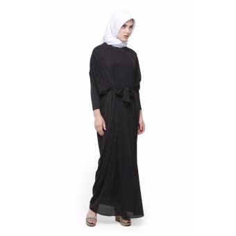 Covering Story Luaran Muslim - Lithina Outer Dress Black  