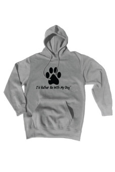 Cross In Mind Hoodie I'd Rather Be With My Dog - Abu Misty  