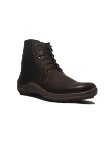 D-Island Shoes Trekking Boots Beeswax Leather - Cokelat  