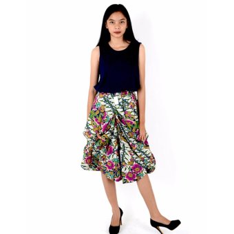 De Voile Batik Fashion Wanita Modern Rolika Short Jogger (Tosca)  
