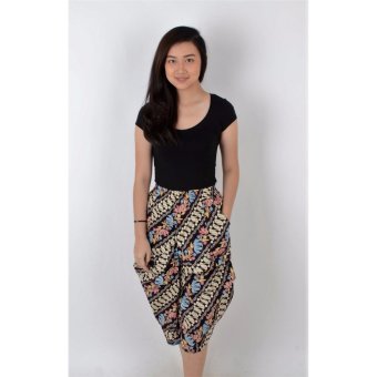 De Voile Batik Fashion Wanita Modern Tobita FS Pants (Brown)  