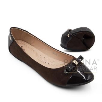 Dea Sepatu Flat / Trepes / Selop Lady Flat Shoes 1611-06 - Coffee  