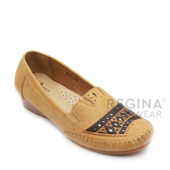 Dea Sepatu Flat / Trepes / Selop / Moccasin Flat Shoes Wanita 1611-024 - Camel  