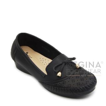 Dea Sepatu Flat / Trepes / Selop / Moccasin Flat Shoes Wanita 1611-028 - Black  