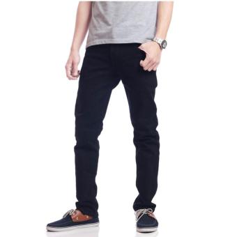DEcTionS Celana Jeans Stretch Panjang Pria Model Slimfit - Hitam  