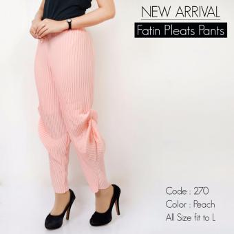 De'Links Luna Plisket Long Pants - BCPJ18110(Peach)  