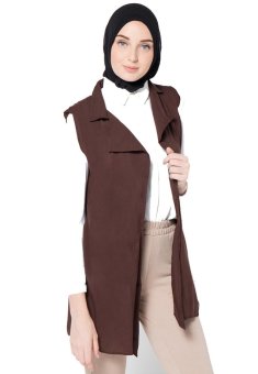 diindrihijab adelina vest cokelat lazada indonesia diindrihijab adelina vest cokelat lazada indonesia