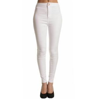 Djavu Highwaist Jeans [ White ]  