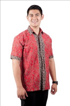 Djoeragan Kemeja Batik Modern LK2a (Hem Kantor Pria Laki Cowo)  