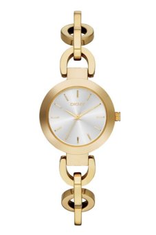 DKNY Jam Tangan Wanita - Gold- Stailess Steel Strap - Watch NY2134  