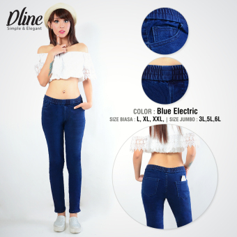 Dline Jeans Jegging Blue Electric Mo 124  