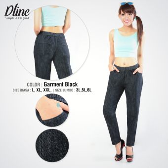 Dline Jeans jegging Garment Black Mo 130  