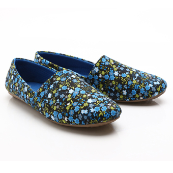 Dr. Kevin Women Flat Slip-On Shoes 43104 Blue  