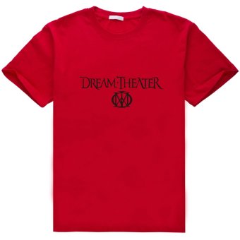 Dream Theater Cotton Soft Men Short Sleeve T-Shirt (Red)   