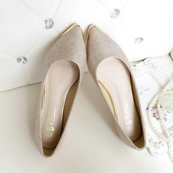 Ellen Grosir - Flat Shoes Glamour [Gold]  
