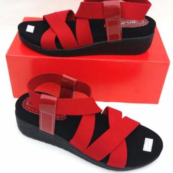 En-Jie Heeled Sandals IC02 Red  