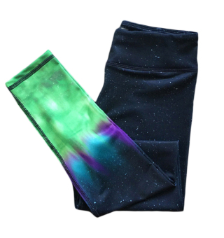 EOZY Fashion Women Work Out Gradient Star High Waist Stretchy Yoga Leggings Fitness Trouser Workout Pants (Multicolor)  