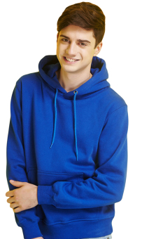 EOZY Trendy Men's Solid Color Pullover Hoodies Windbreaker Korean Style All-match Male Leisure Casual Outerwear Coat Tops (Blue) - intl  