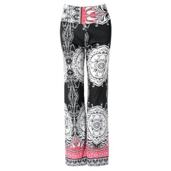 Ethinic High-Waisted Printed Loose-Fitting Women Exumas Pants Xl - - intl  