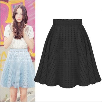 Eugen yarn summer sexy slim Slim skirt skirt 3 color swing skirt - intl  