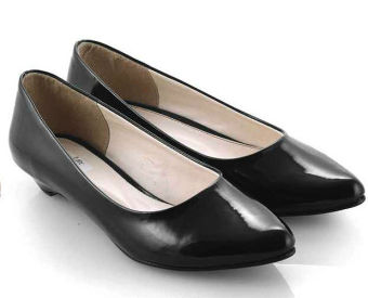 Everflow PD 01 Sepatu Formal Heels Wanita - Synth - Fiber - Cantik Dan Stylish - Black  