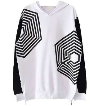 EXO Overdose Hooded Sweater Korea Seoul Concert Sweater XL (Black)  