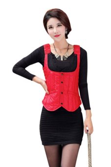Fashion Down Womens Vests Red  