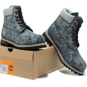 Fashion Hiking Boots For Timberland Icon 6 Premium 10081 Boots Men (Grey/White) - intl  