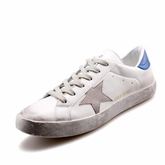 Fashion sneakers, street leisure series of shoes, men's fashion?Do the old white shoes(blue) - intl  