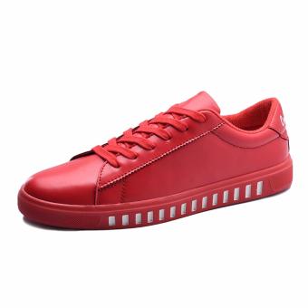 Fashion sneakers, street leisure series of shoes, men's fashion, soft and comfortable, young man?fashion leisure(red) - intl  