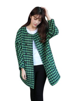 Fashion Womens Coats Green  
