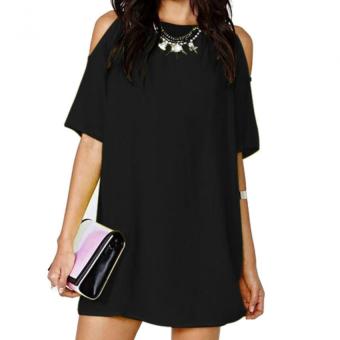 Fashion Women's Loose Chiffon T Shirt Tops Short Sleeve Dress Casual Blouse  