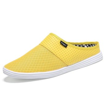 Flat Shoes Slip-Ons & Loafers Men Shoes Casual Shoes Fashion(Yellow) - intl  