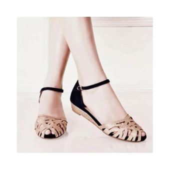 Fuboshoes Sepatu Wanita Flatshoes Vizta Gold uk.36  