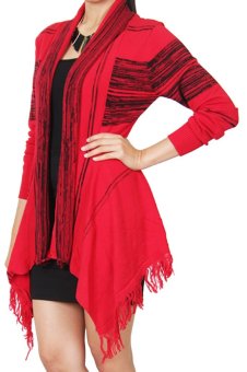 Gaia Clothe Line Cardigan HNC Knit - Merah  